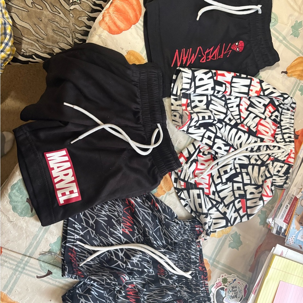 Marvel Boys Spider-Man Shorts Bundle Size 2T